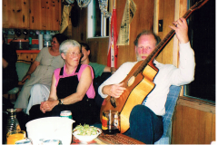 Hanging out with folk legend Valdy on a hot nght.